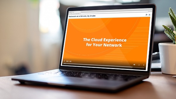 笔记本电脑屏幕上播放着阿鲁巴网站的视频